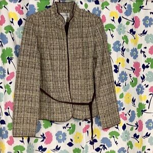 Women's Brown Tweed Jacket